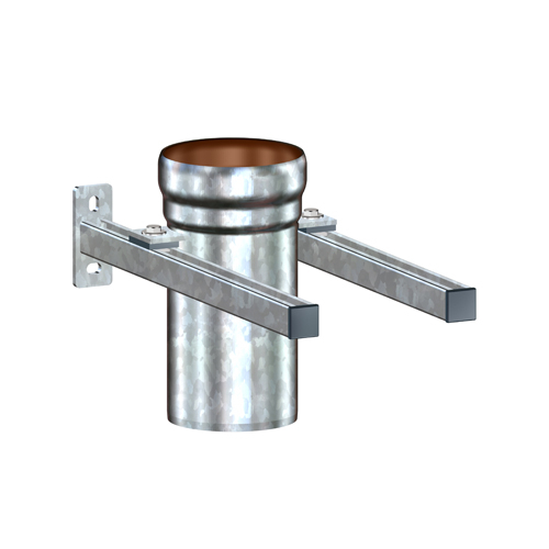 Fallrohrstütze m.Bef.-Kons.