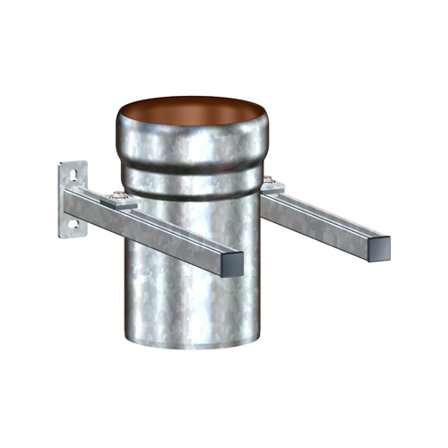 Fallrohrstütze m.Bef.-Kons.