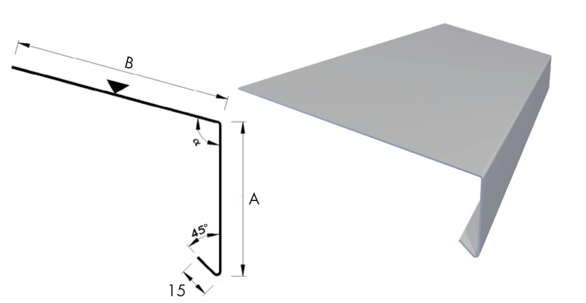 Traufblech