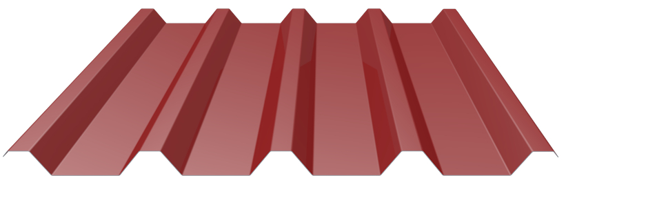 Trapezprofil Wand