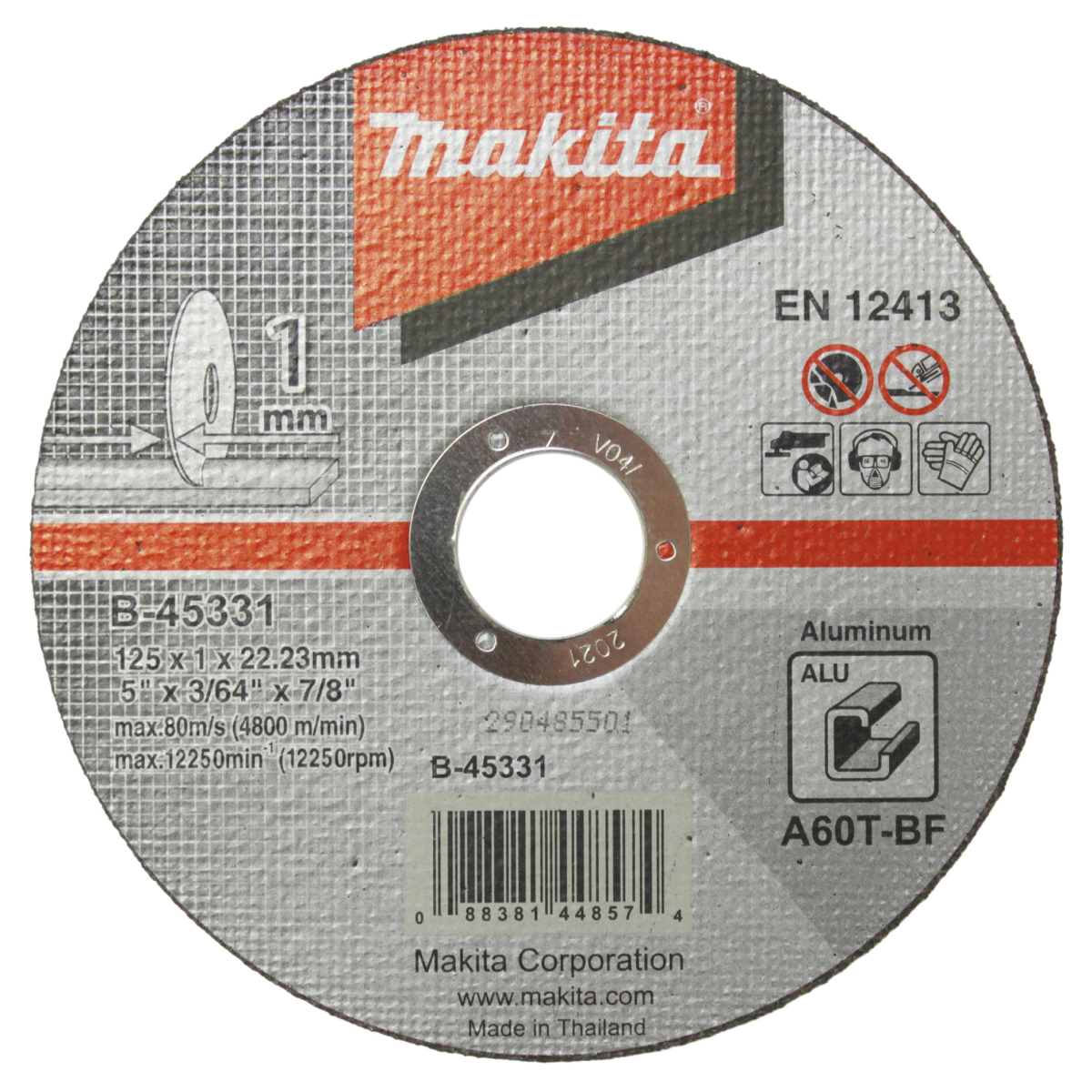 Trennscheibe 125x1mm Alu