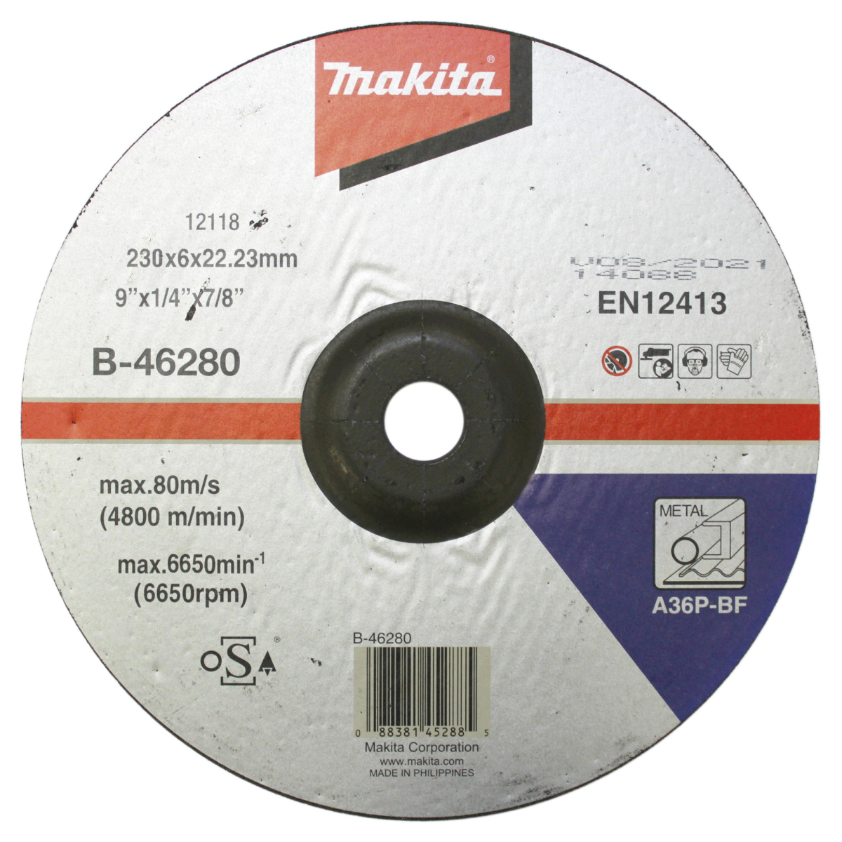 Schruppscheibe 230x6mm Stahl