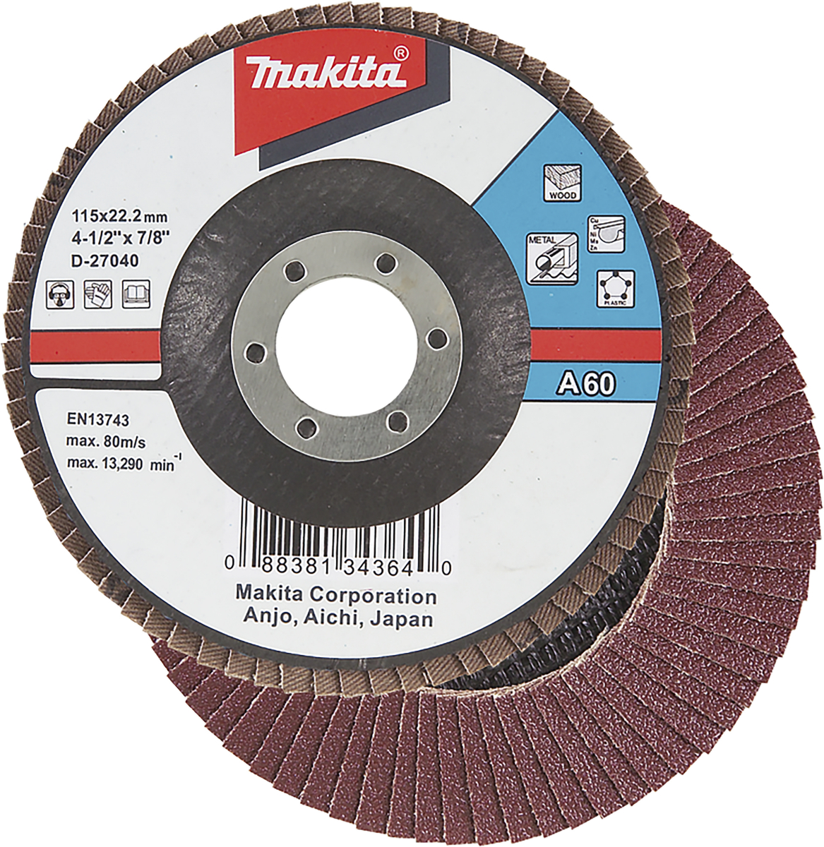 Fächerschleifsch. 180mm Z60