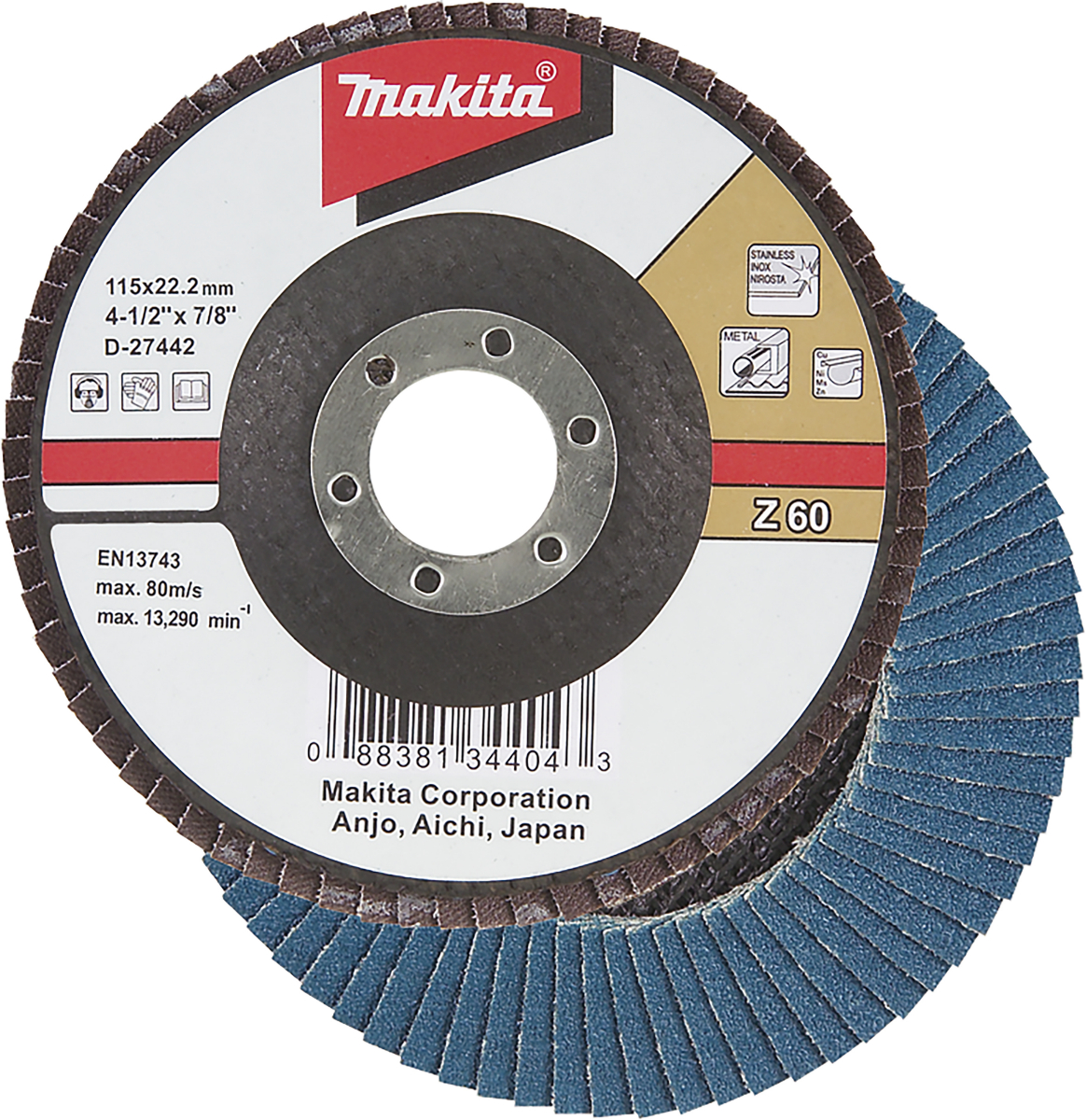 Fächerschleifsch. 180mm Z60