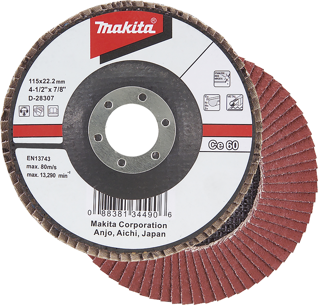 Fächerschleifsch. 125mm 120F