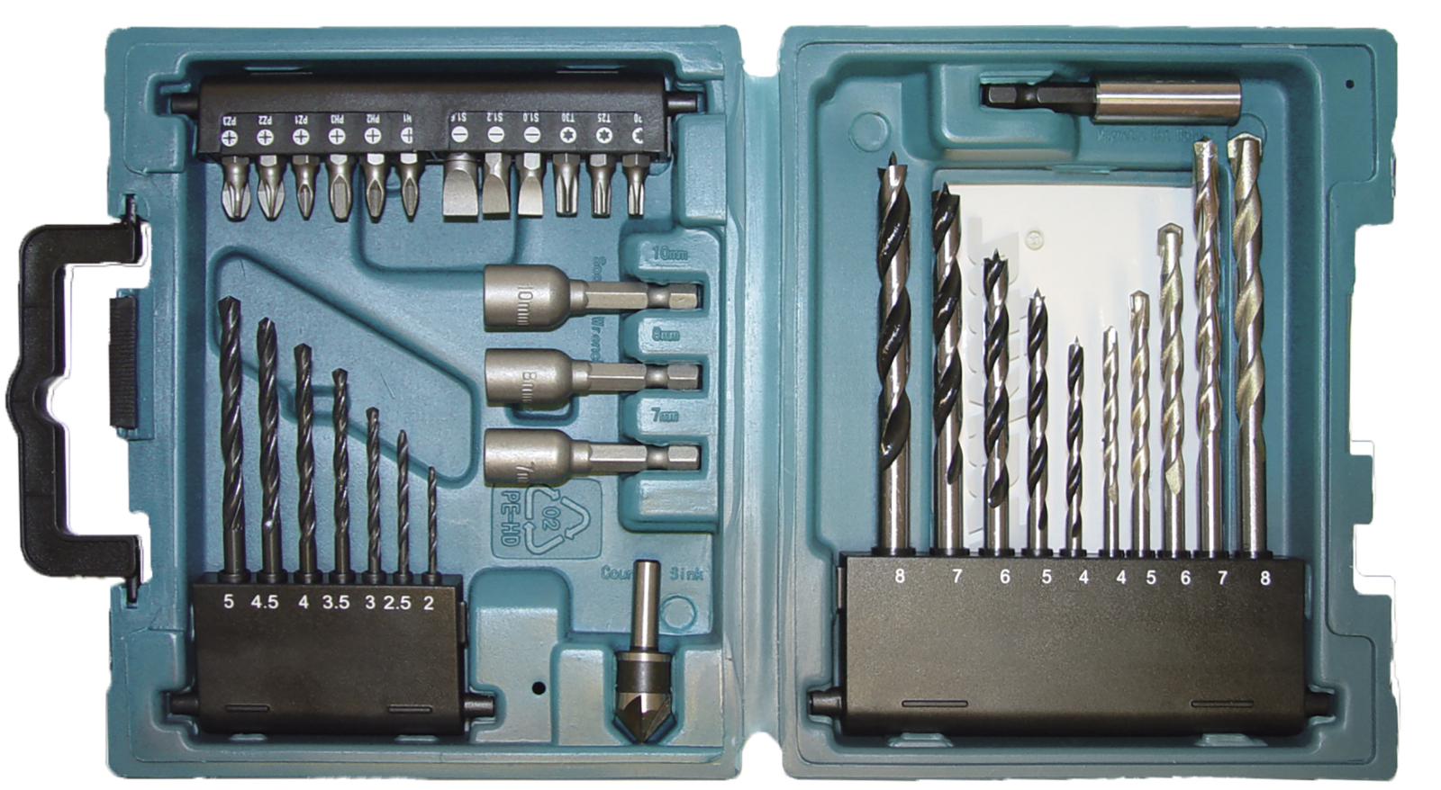 Bohrer-Bit-Set 34tlg
