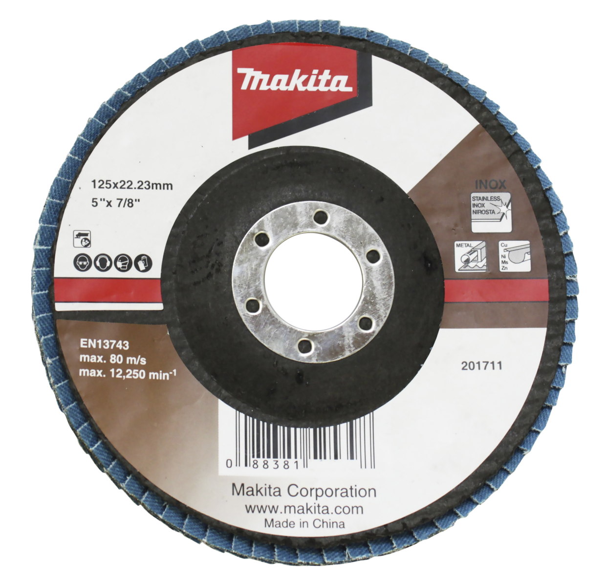 Fächerschleifsch. 125mm Z80