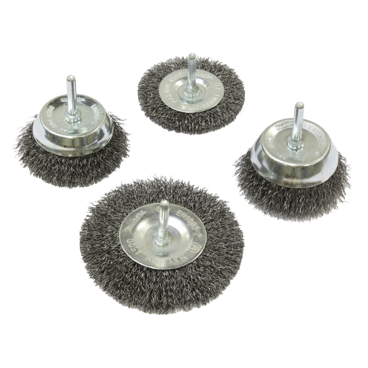 Rundbürsten-Set 4tlg. Stahl