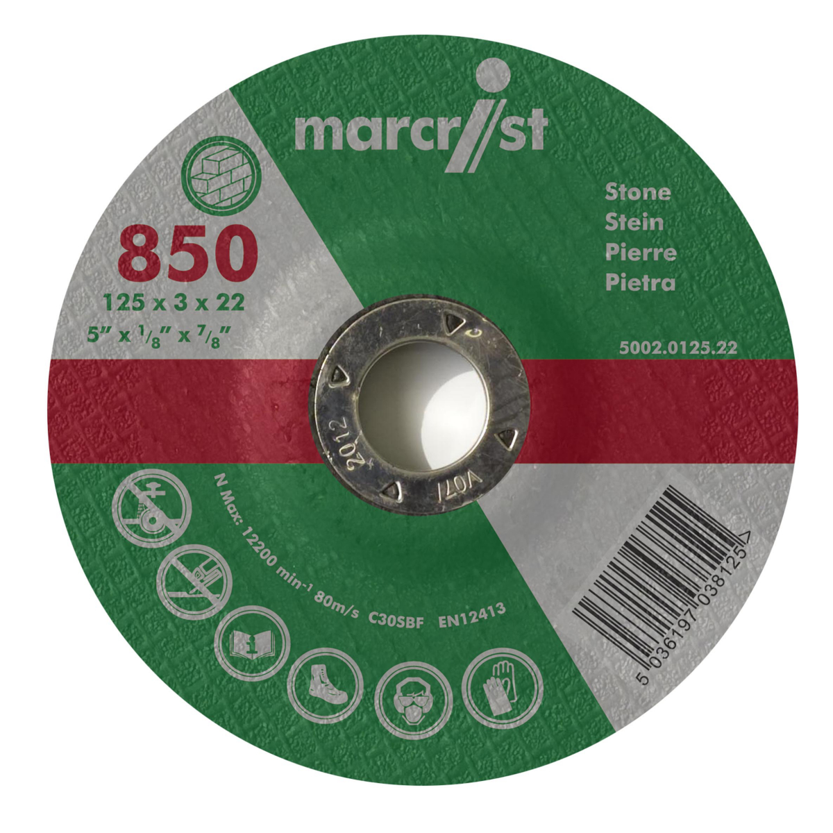 Trennscheibe 850 Stein