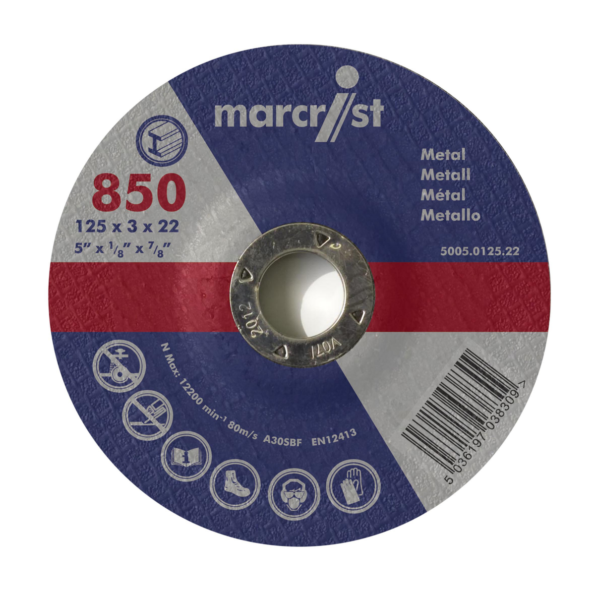 Trennscheibe 850 Metall