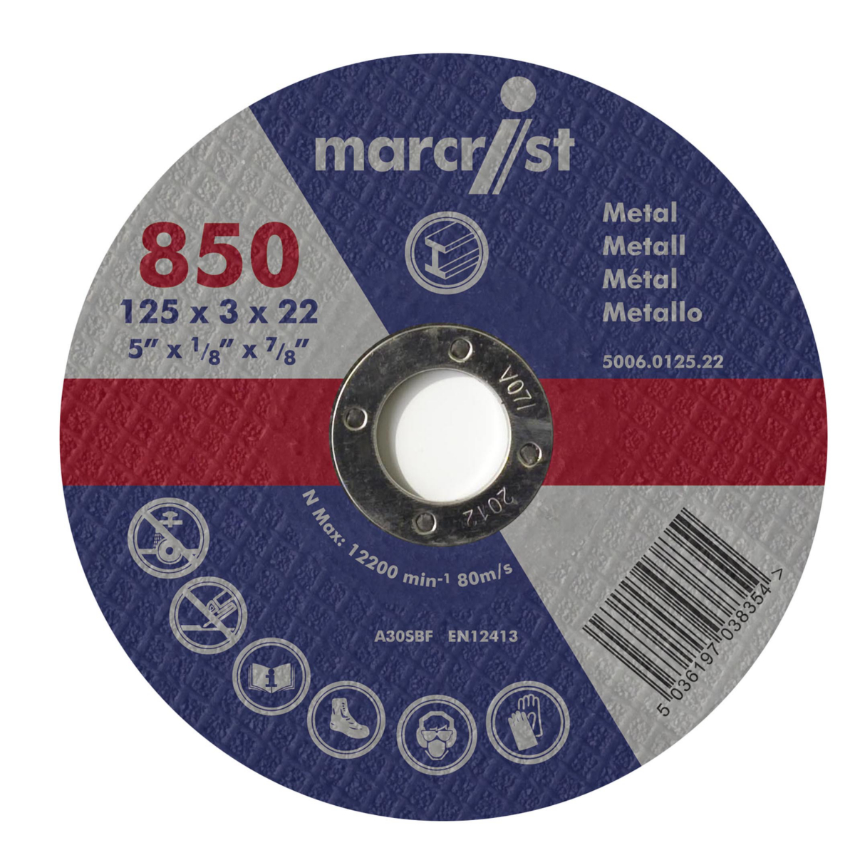 Trennscheibe 850 Metall