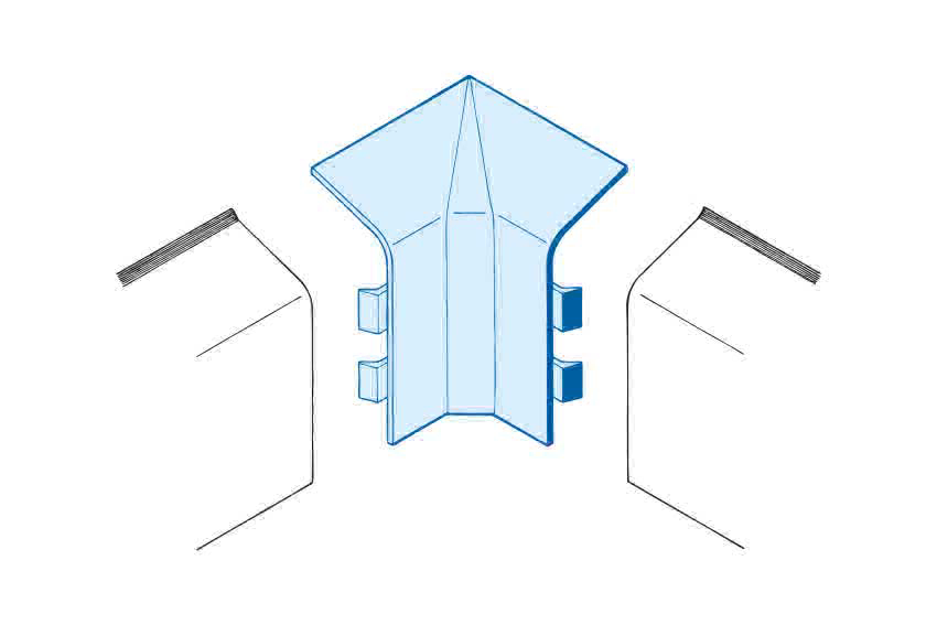 Sockelleiste Innenecke