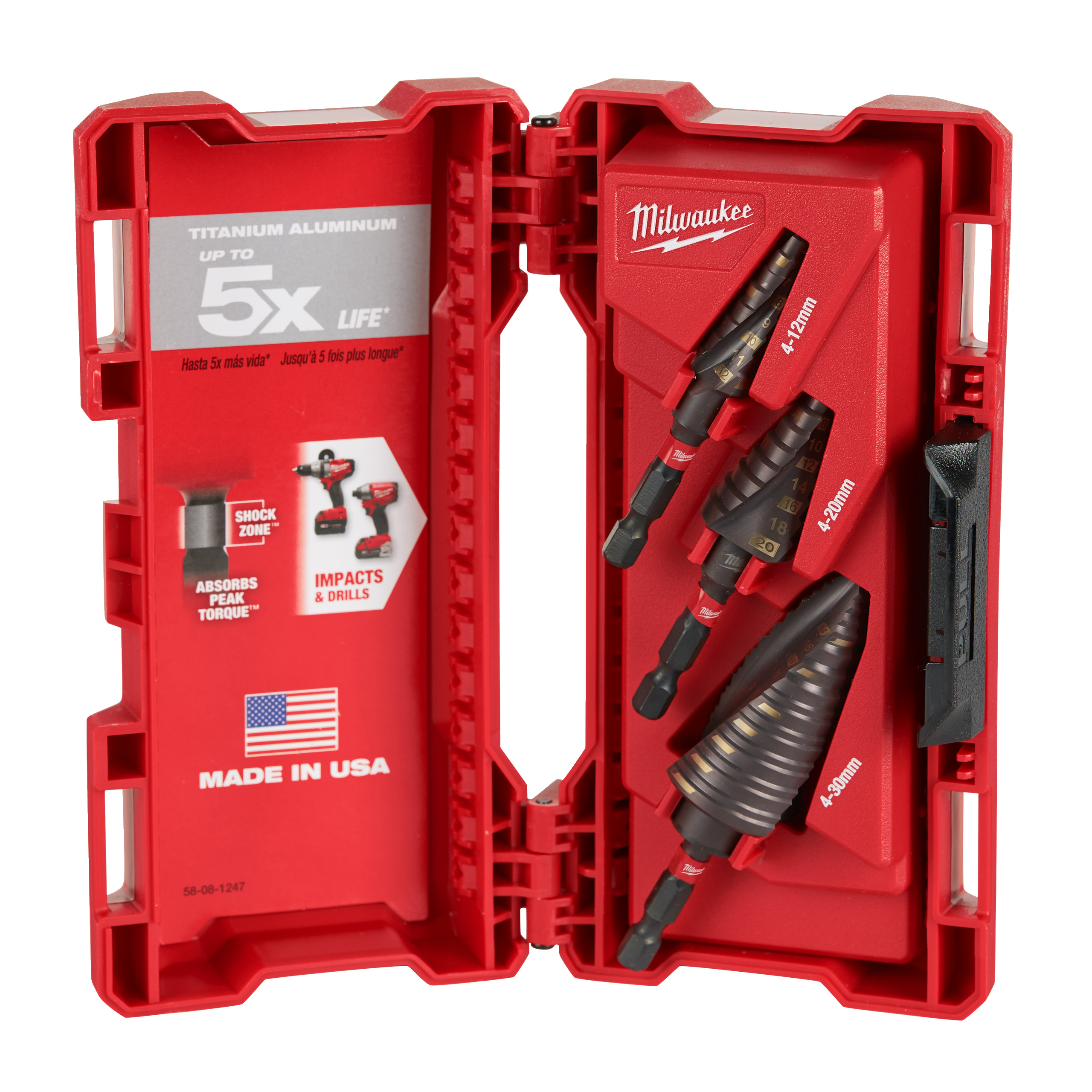 SHOCKWAVE Stufenbohrer-Set