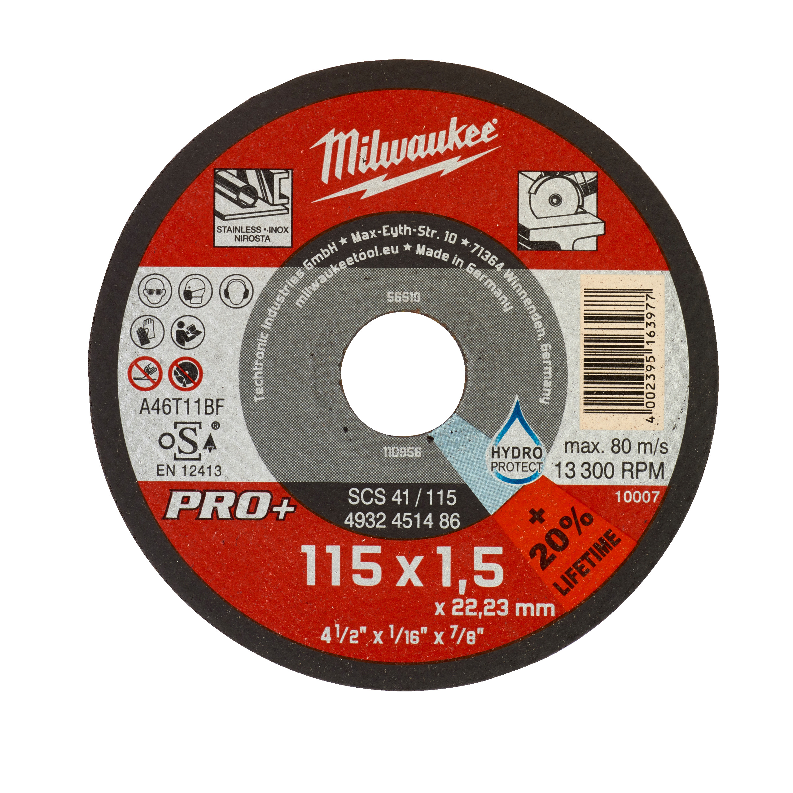 Metalltrennscheibe PRO+ INOX