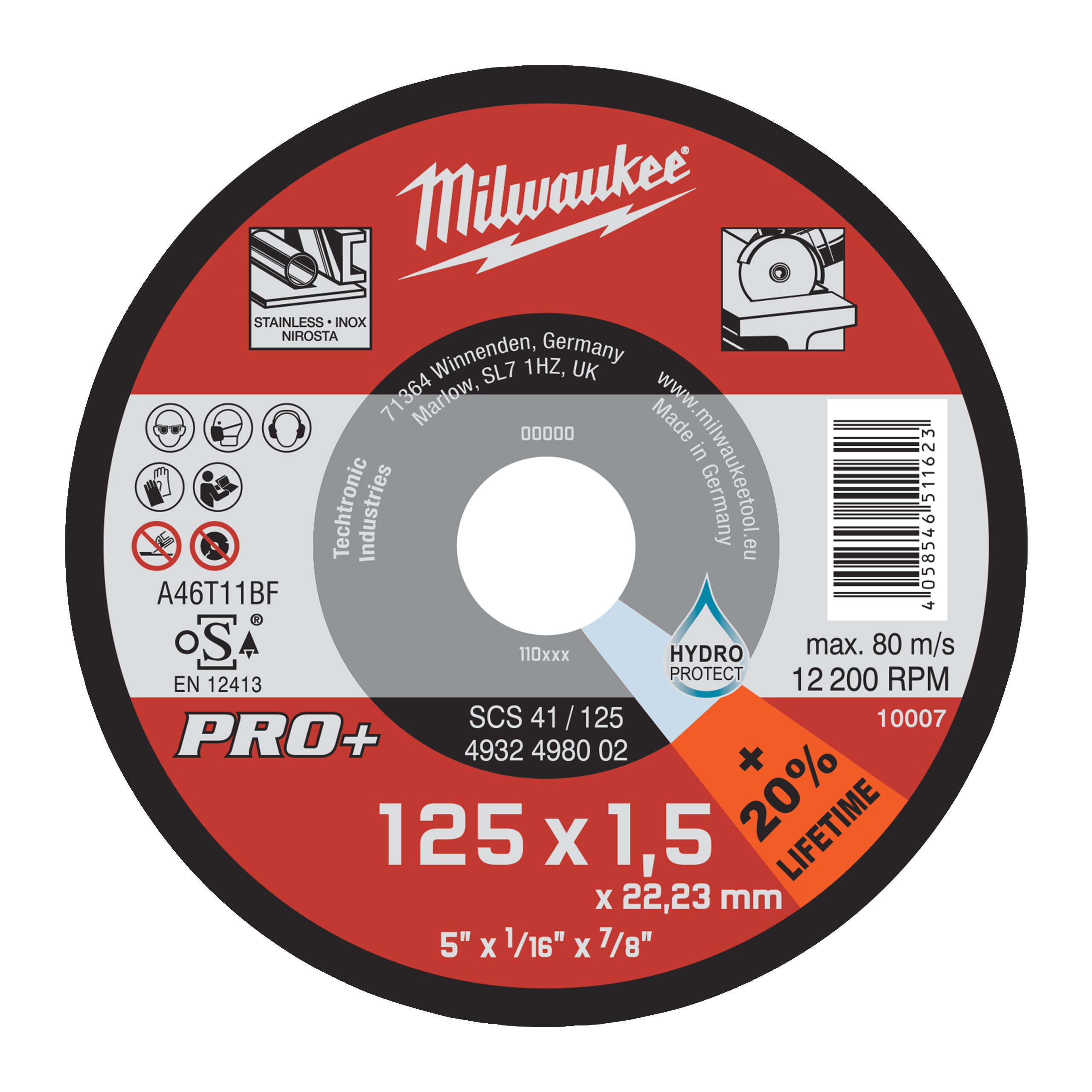 Metalltrennscheibe PRO+ INOX