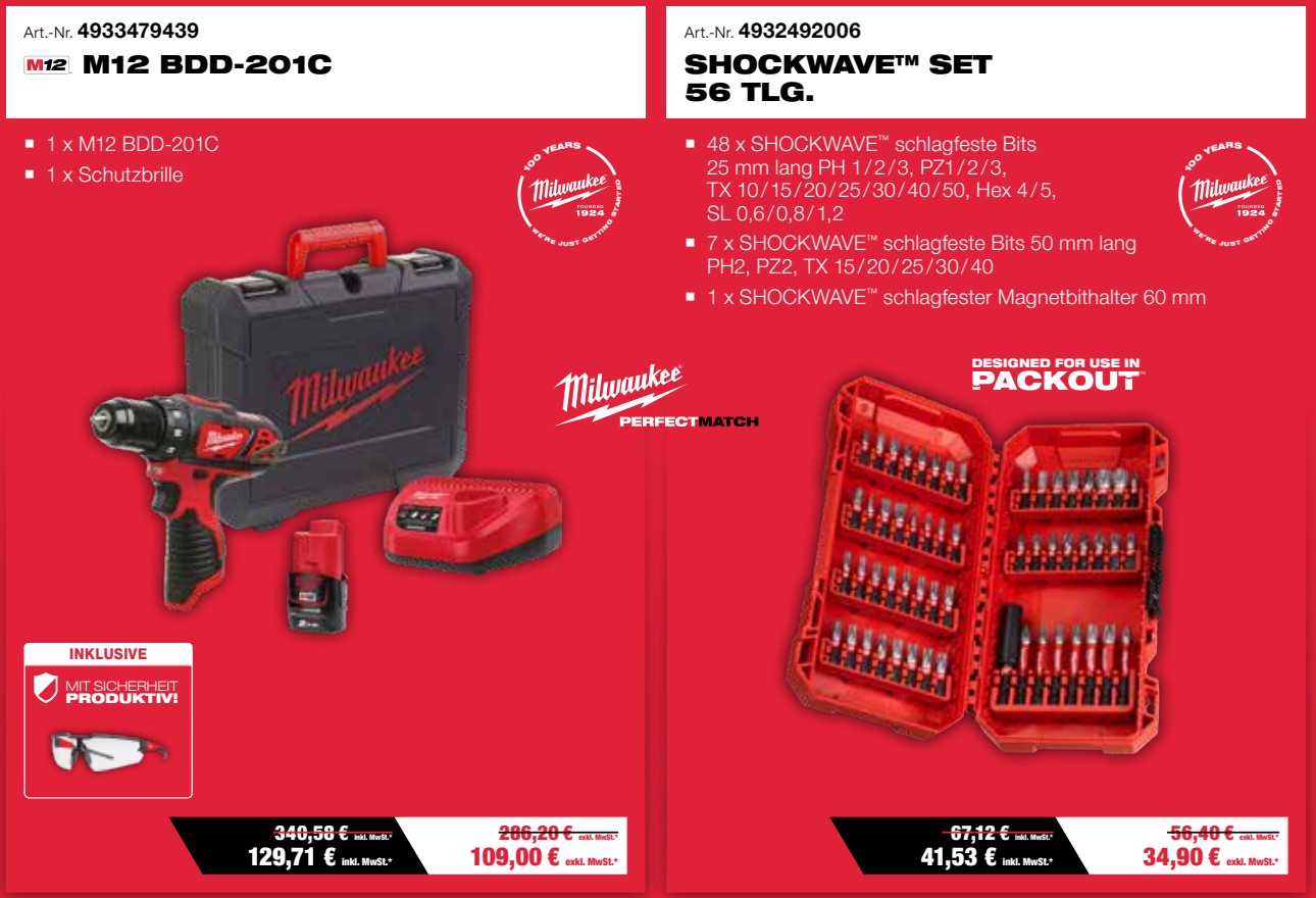 SHOCKWAVE Set Schrauben