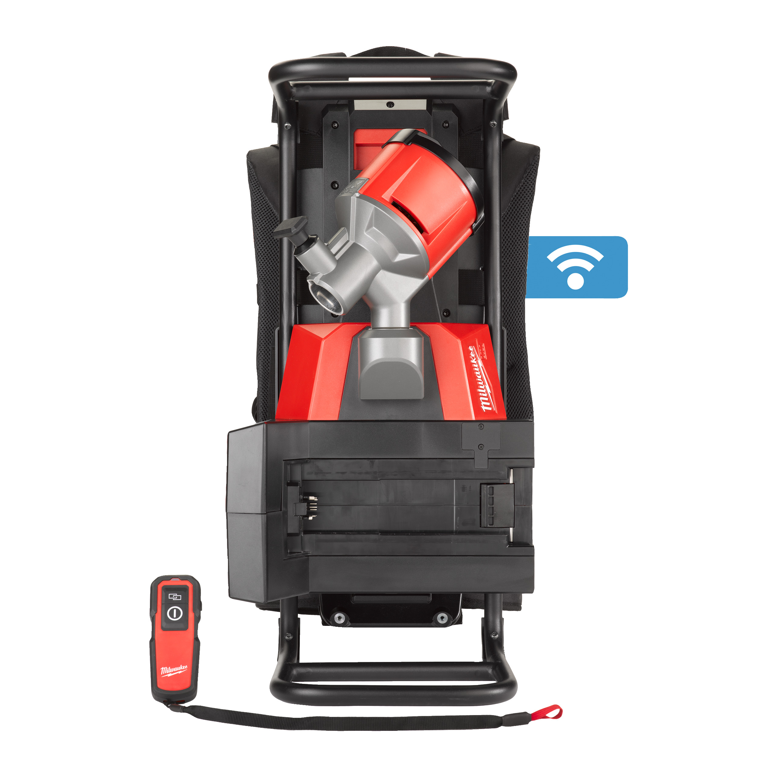 Akku-Rucksack-Betonverdichter