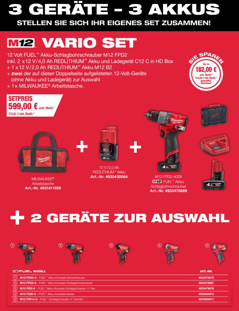 Akku-Kompakt-Schlagbohrschrauber