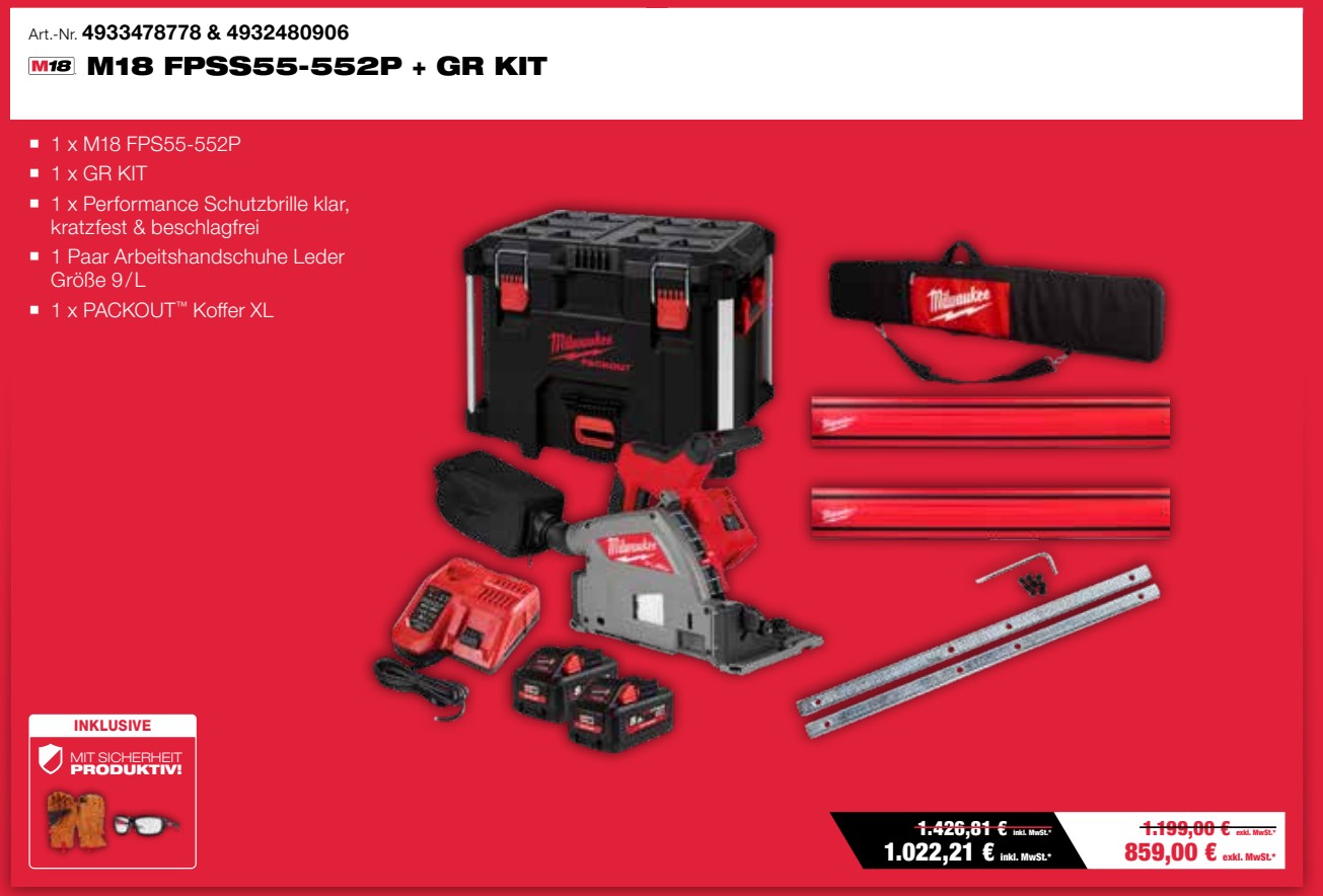 Akku Tauchsäge Aktion