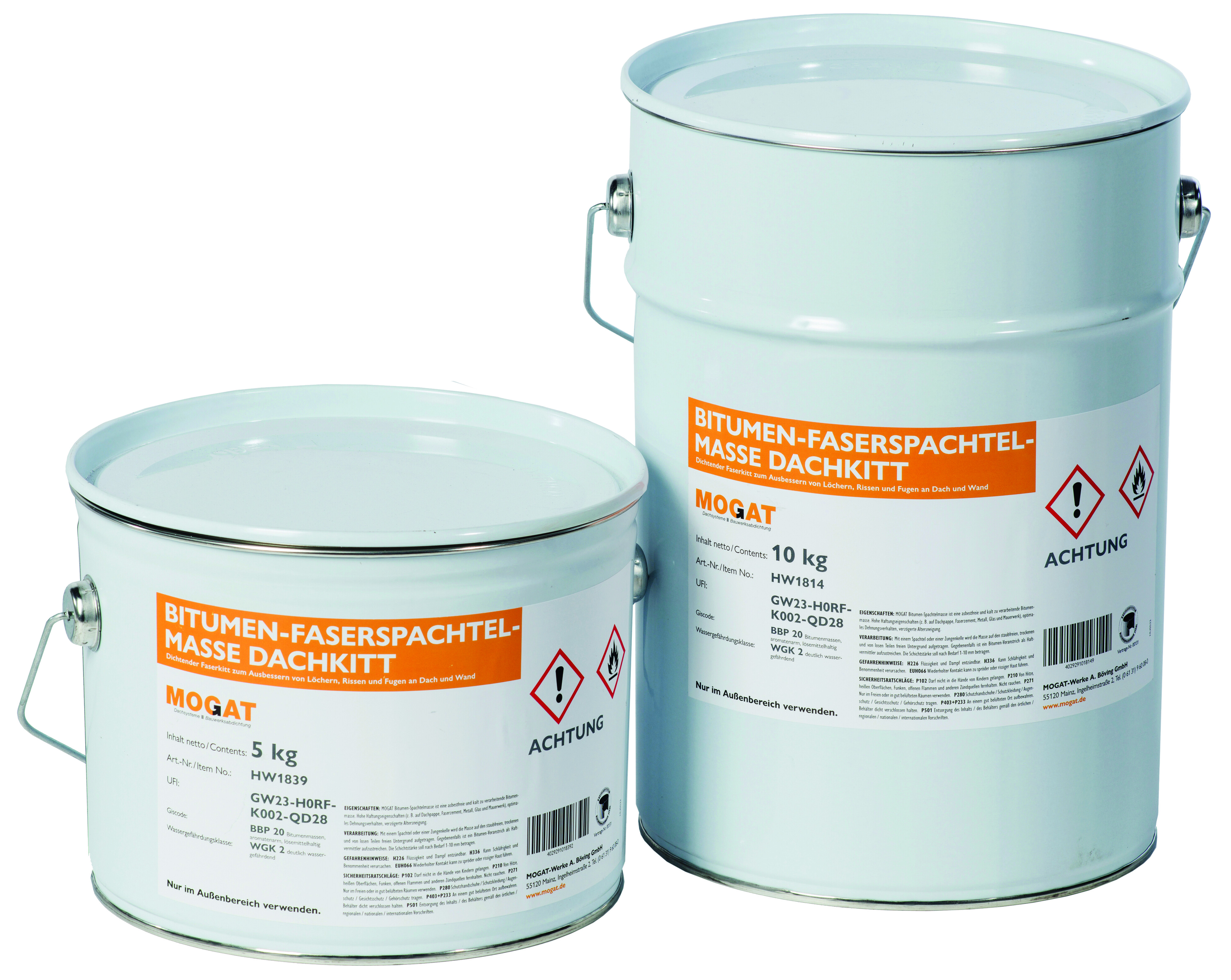 Bitumen-Faserspachtelmasse (GSV*)