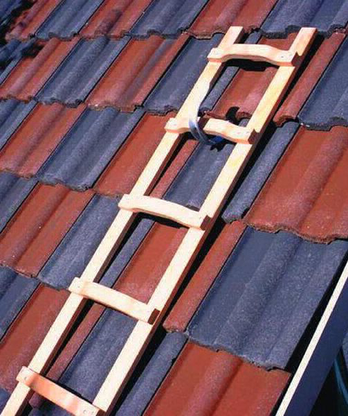 Holz-Dachleiter