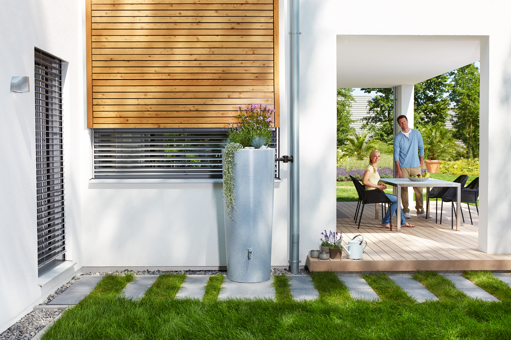 Regenspeicher STONE 2-in-1