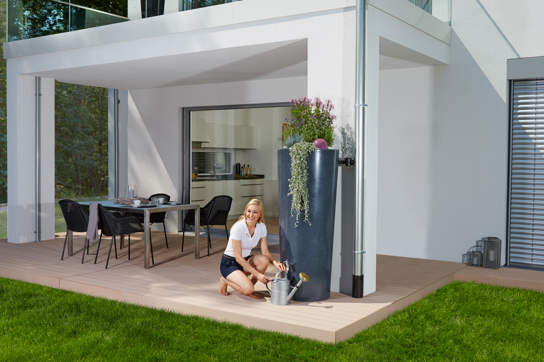 Regenspeicher STONE 2-in-1