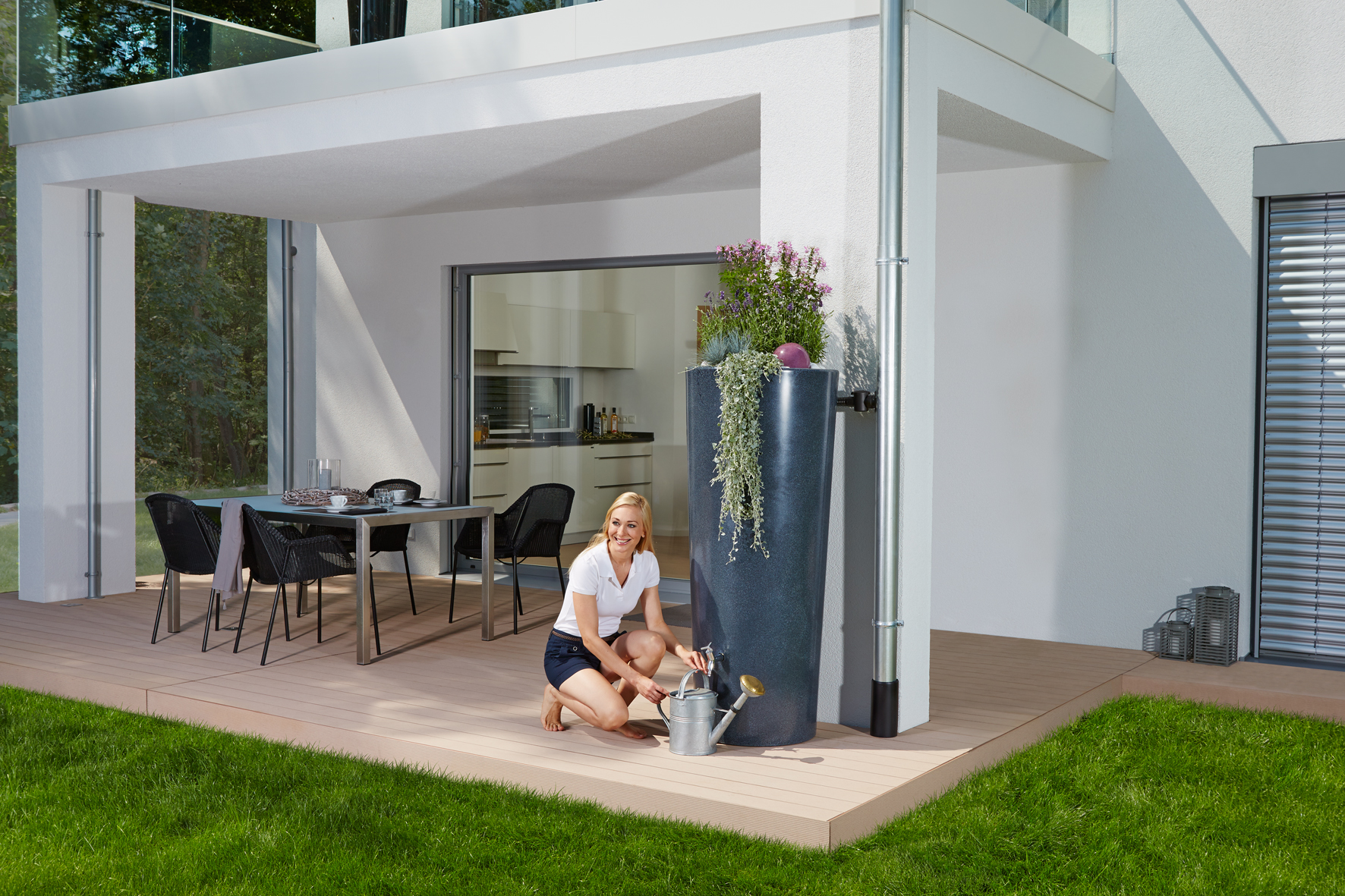 Regenspeicher STONE 2-in-1