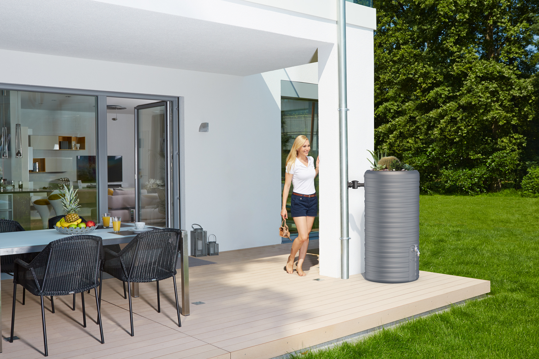 Regenspeicher NORDIC 2-in-1