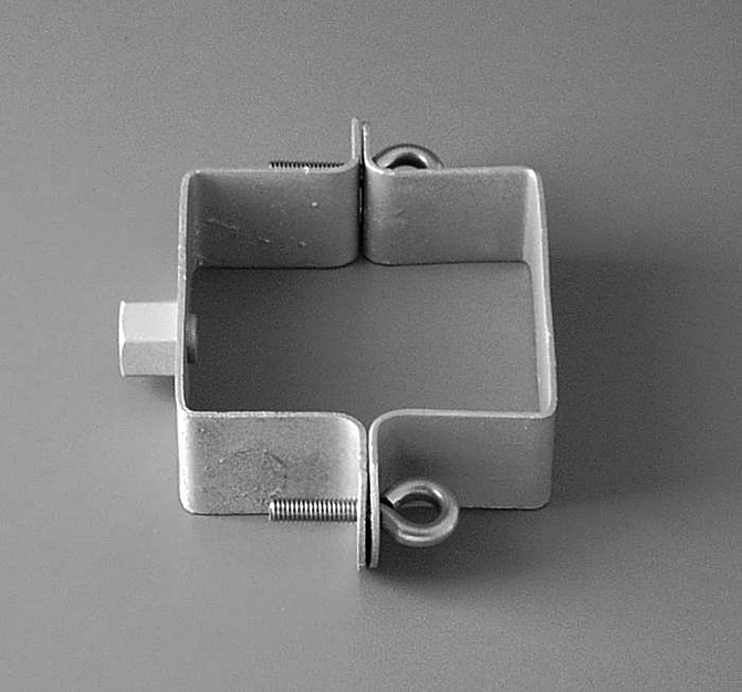 Fallrohrschelle kastenform