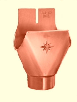Rinnen-Einhangstutzen rd/rd
