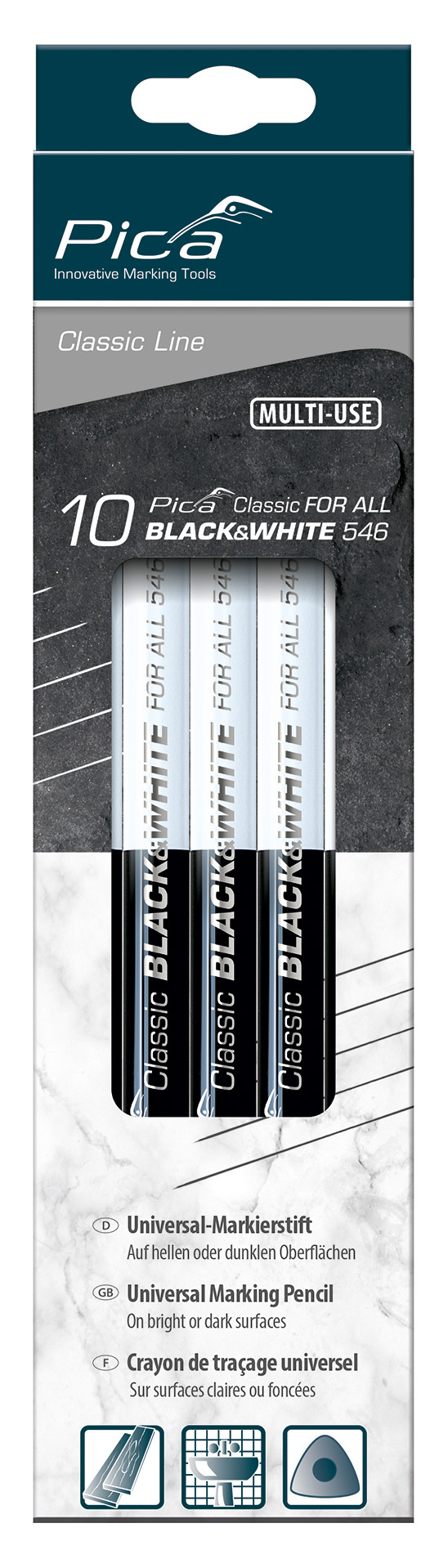 Pica Markierstift Black & White