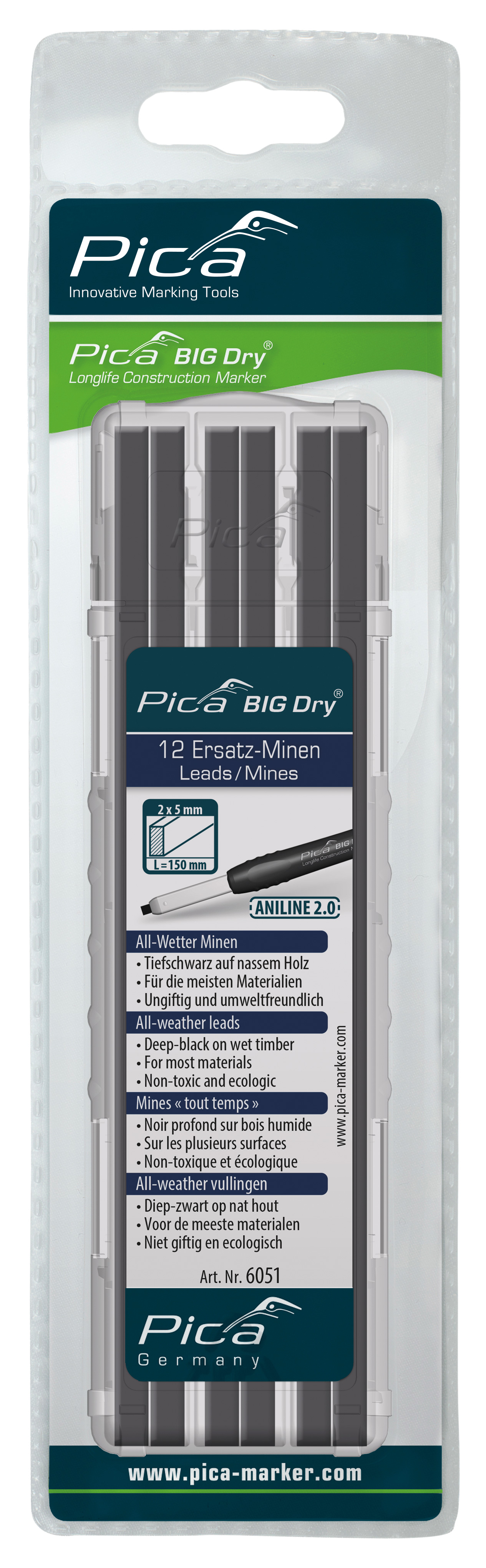 Pica Big Dry Ersatzminen-Set