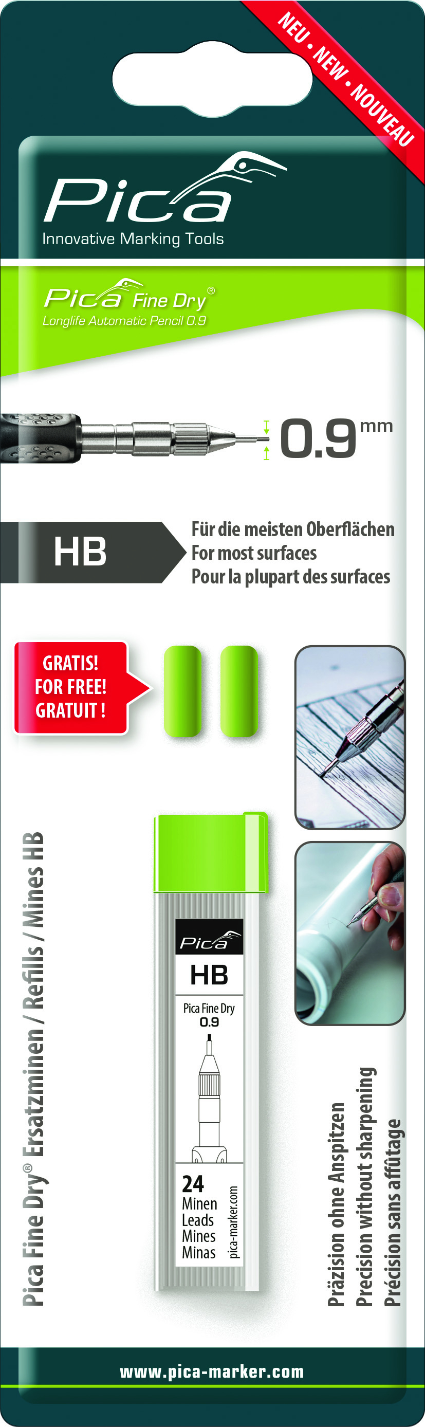 Pica Fine Dry Ersatzminen-Set