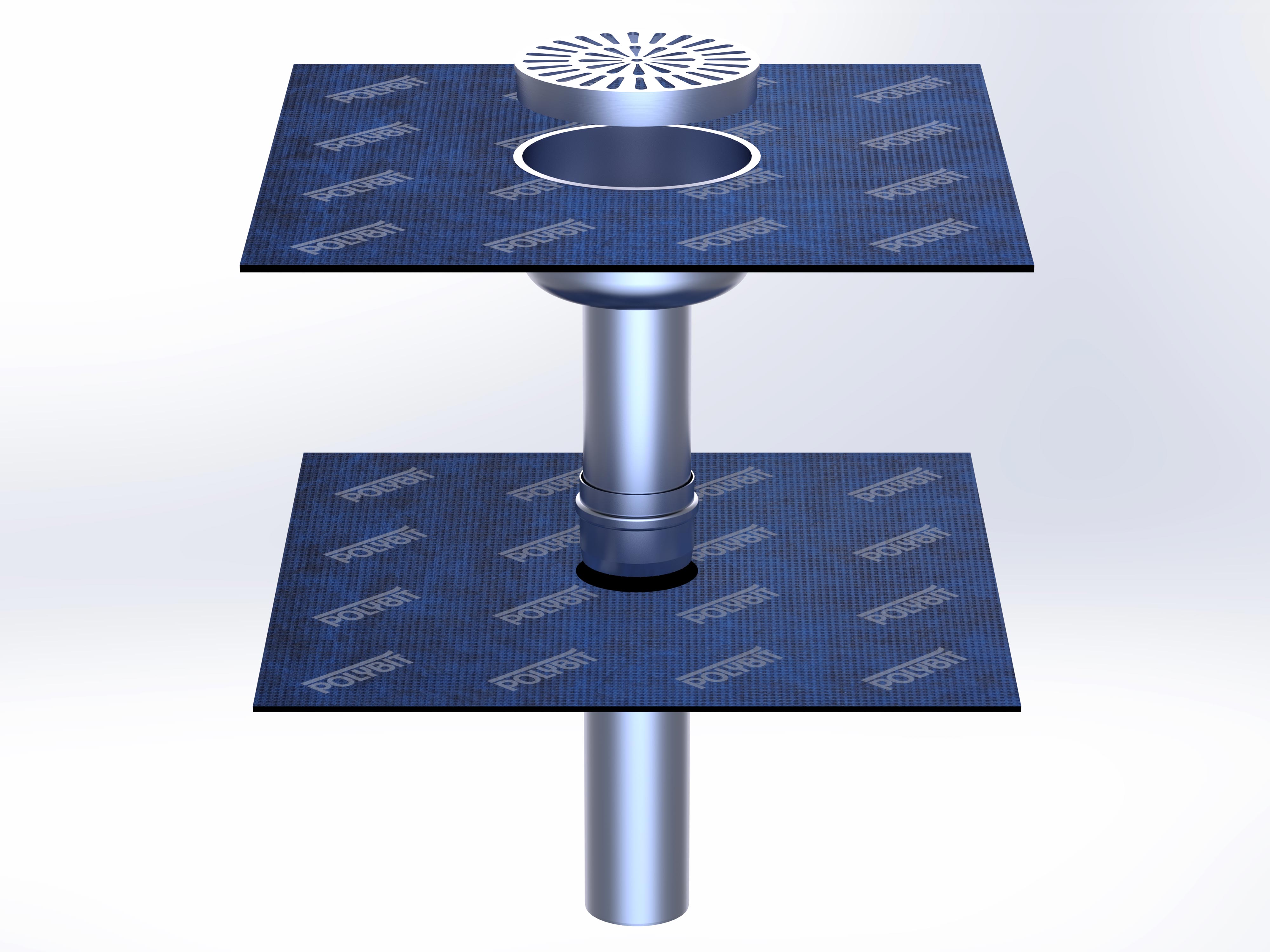 Balkon-Topf-Gully-System
