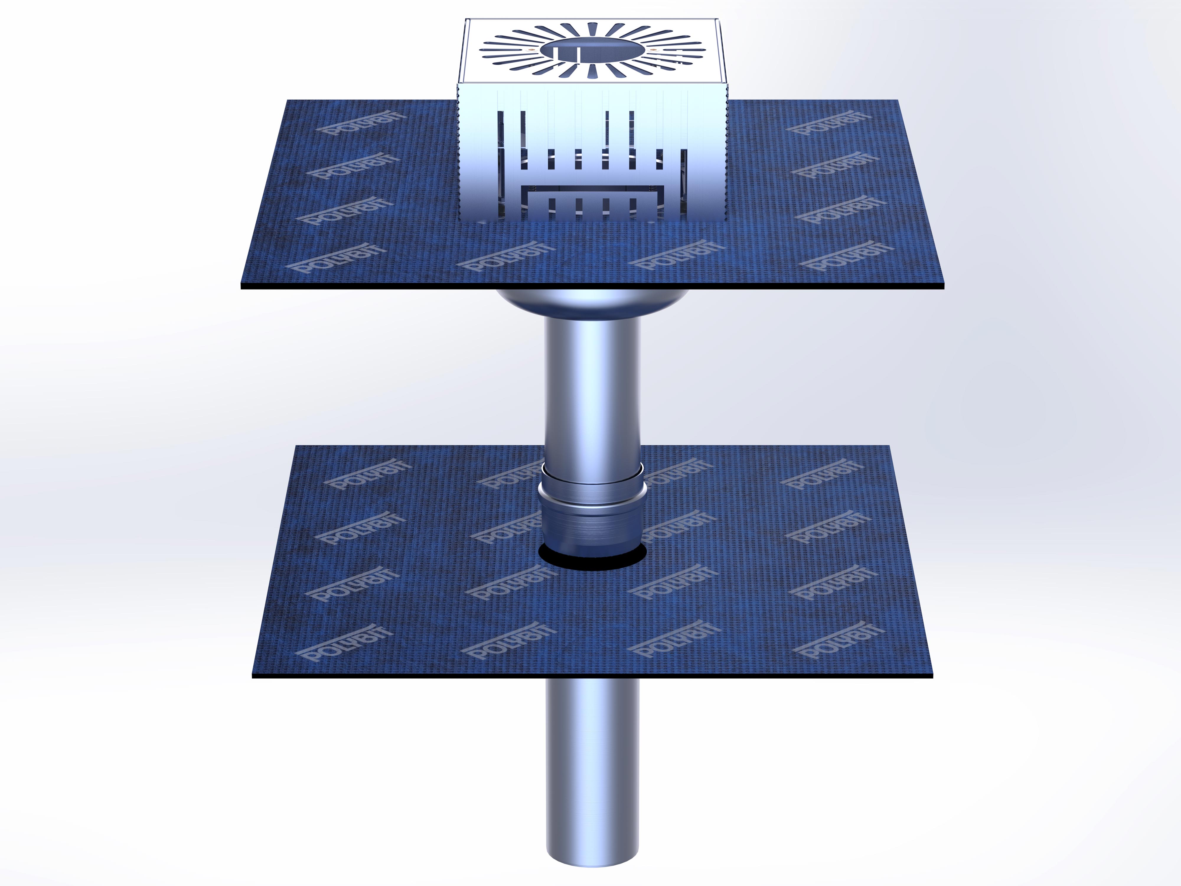 Balkon-Topf-Gully-System