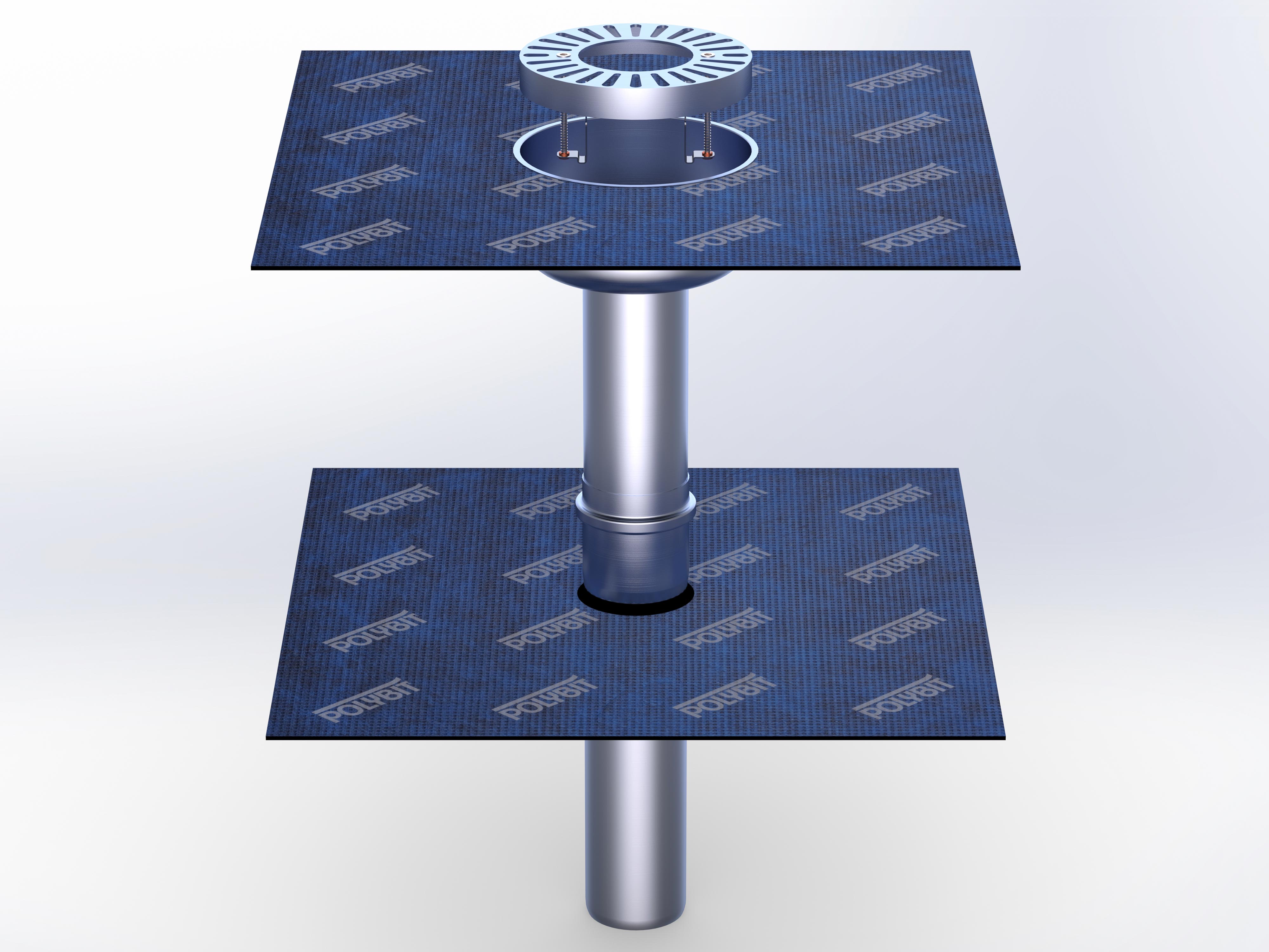 Balkon-Topf-Gully-System
