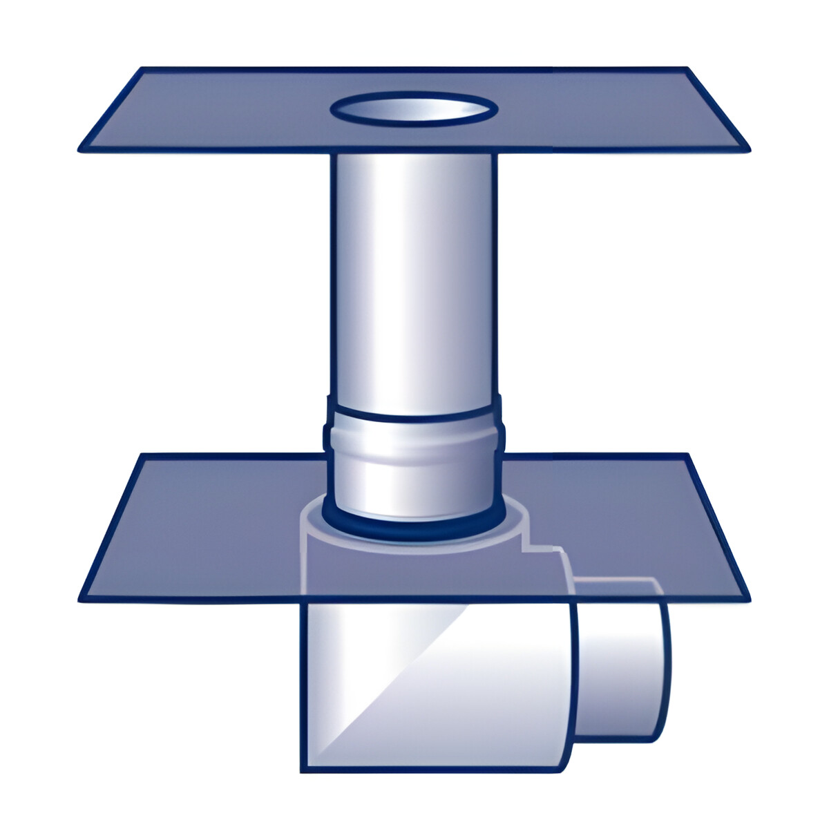 Dachgully-System gedämmt