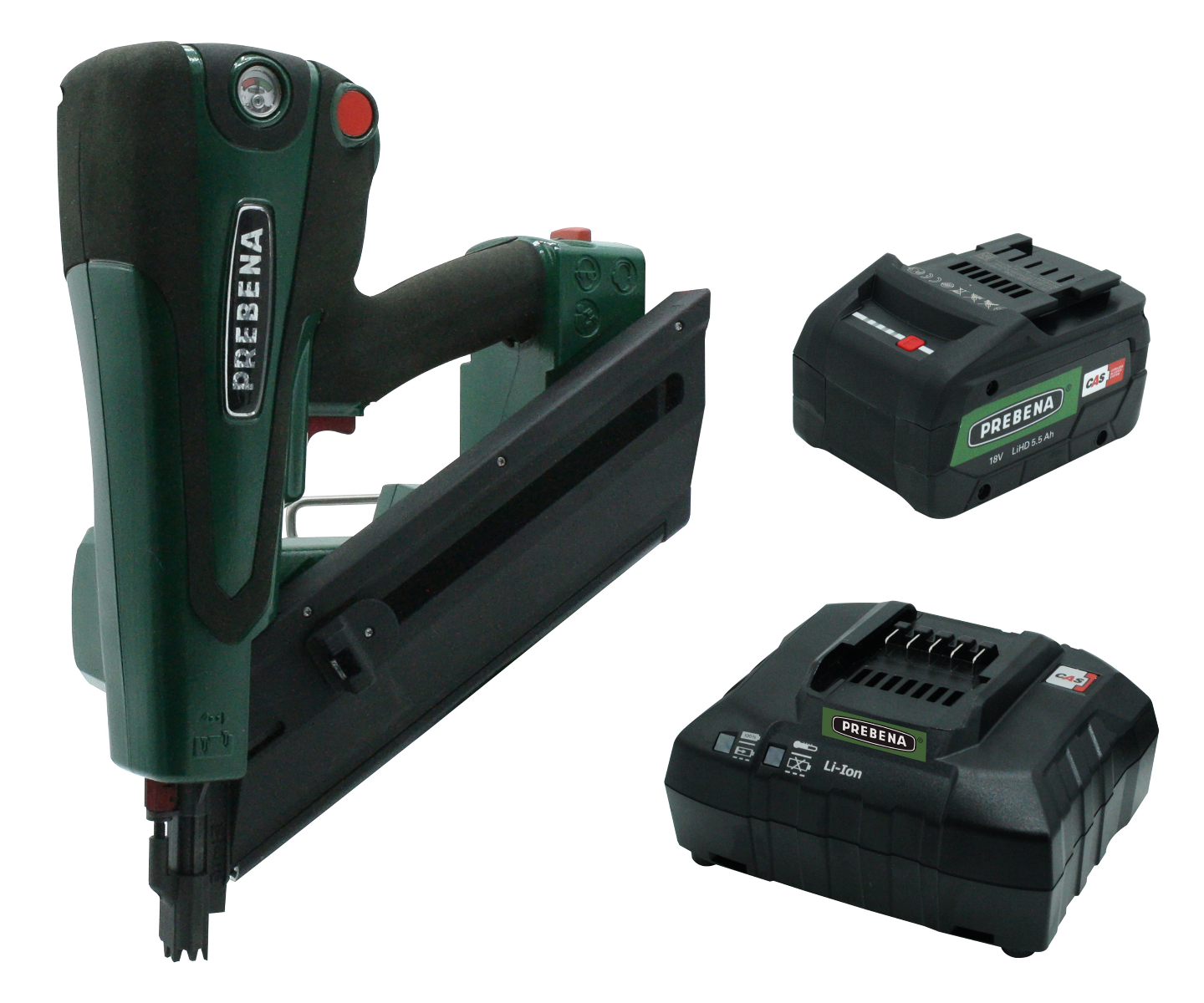 Druckluft-Akku-Streifennagler