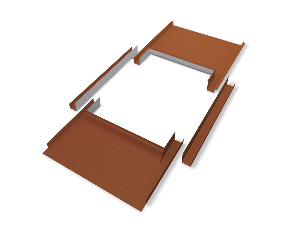 Einfassung f. Roto-Dachfenster