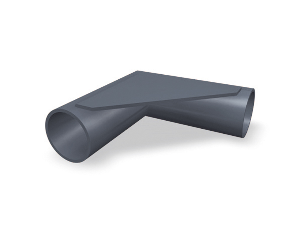 Schneefangrohr-Eckverbinder