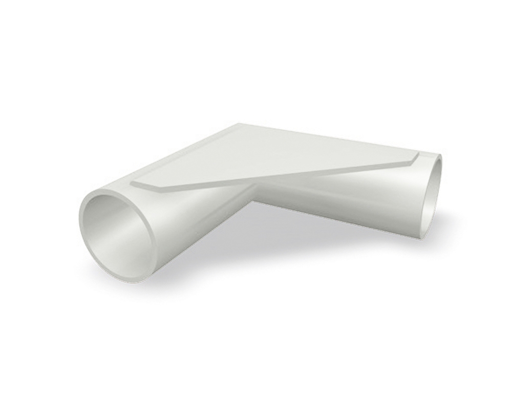 Schneefangrohr-Eckverbinder