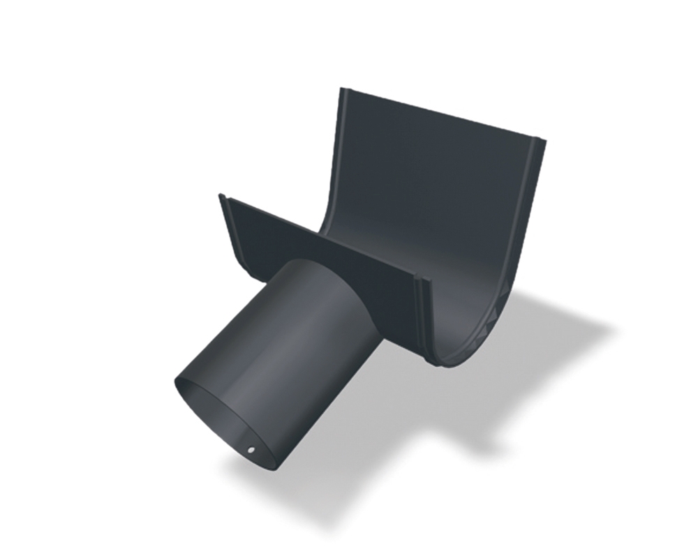 Dachrinnen-Schrägstutzen