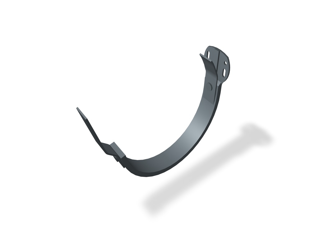 Stirnbretthalter halbrund