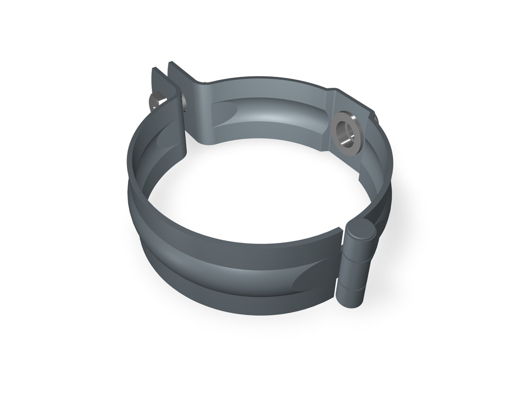 Fallrohrschelle rund