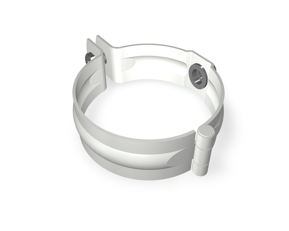 Fallrohrschelle rund