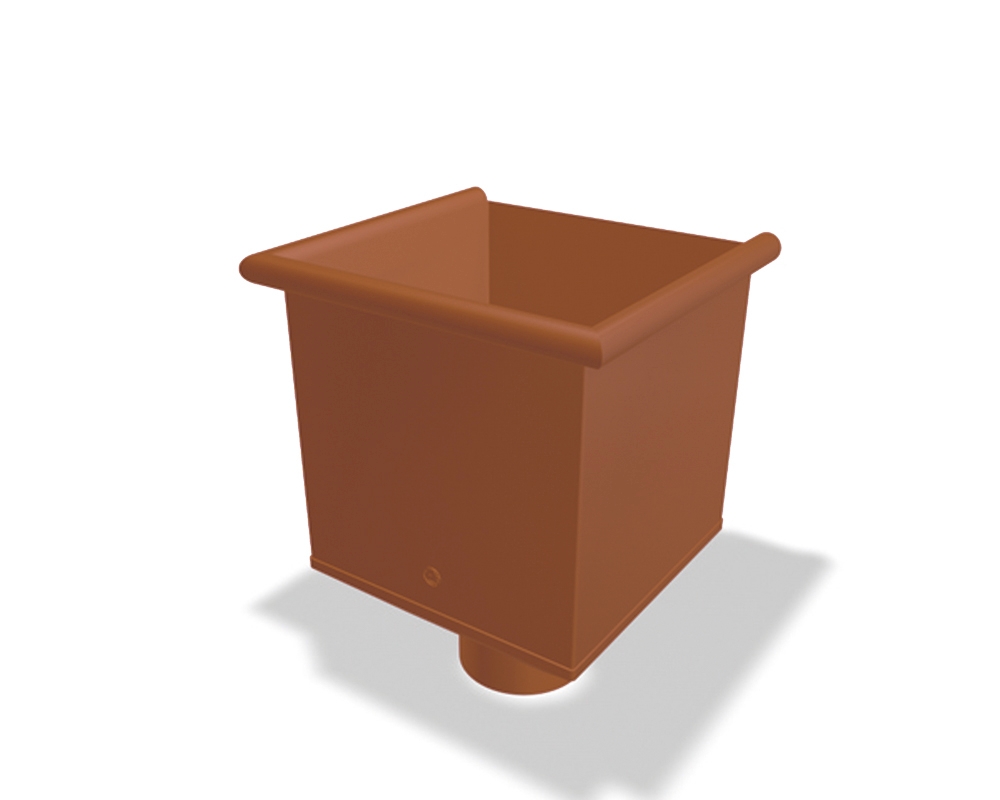 Wasserfangkasten Rundrohr