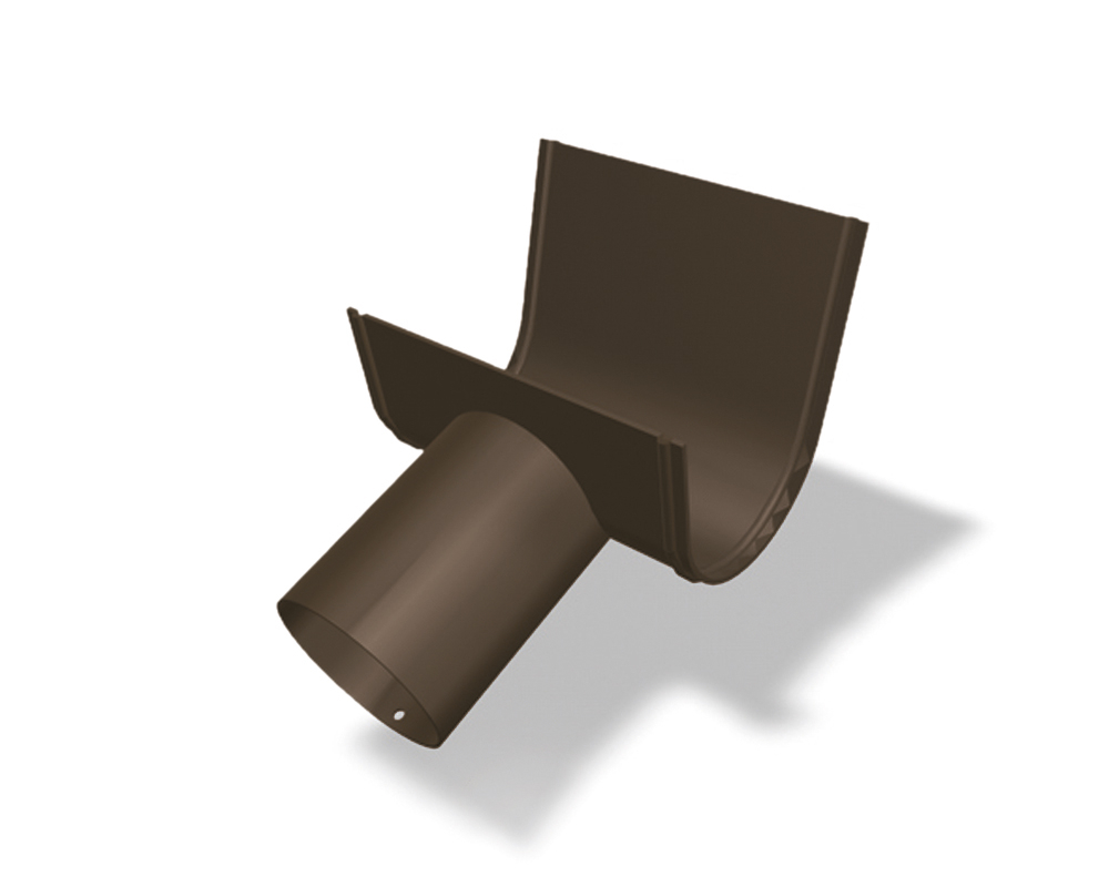 Dachrinnen-Schrägstutzen