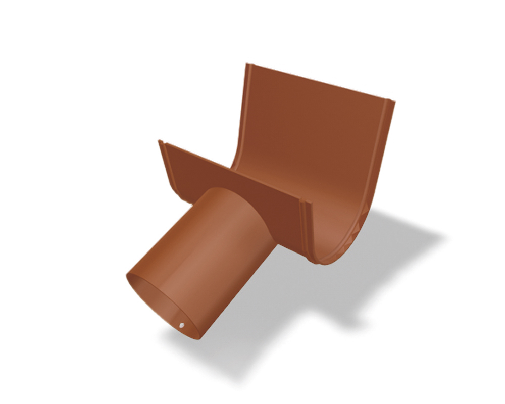Dachrinnen-Schrägstutzen