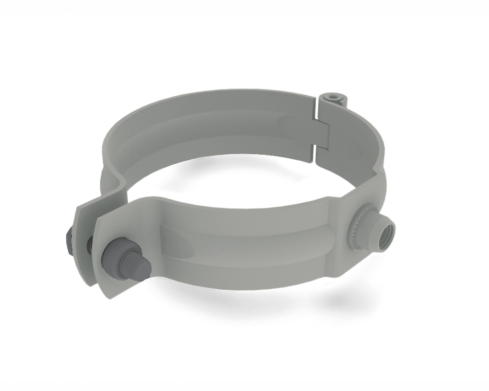 Fallrohrschelle rund